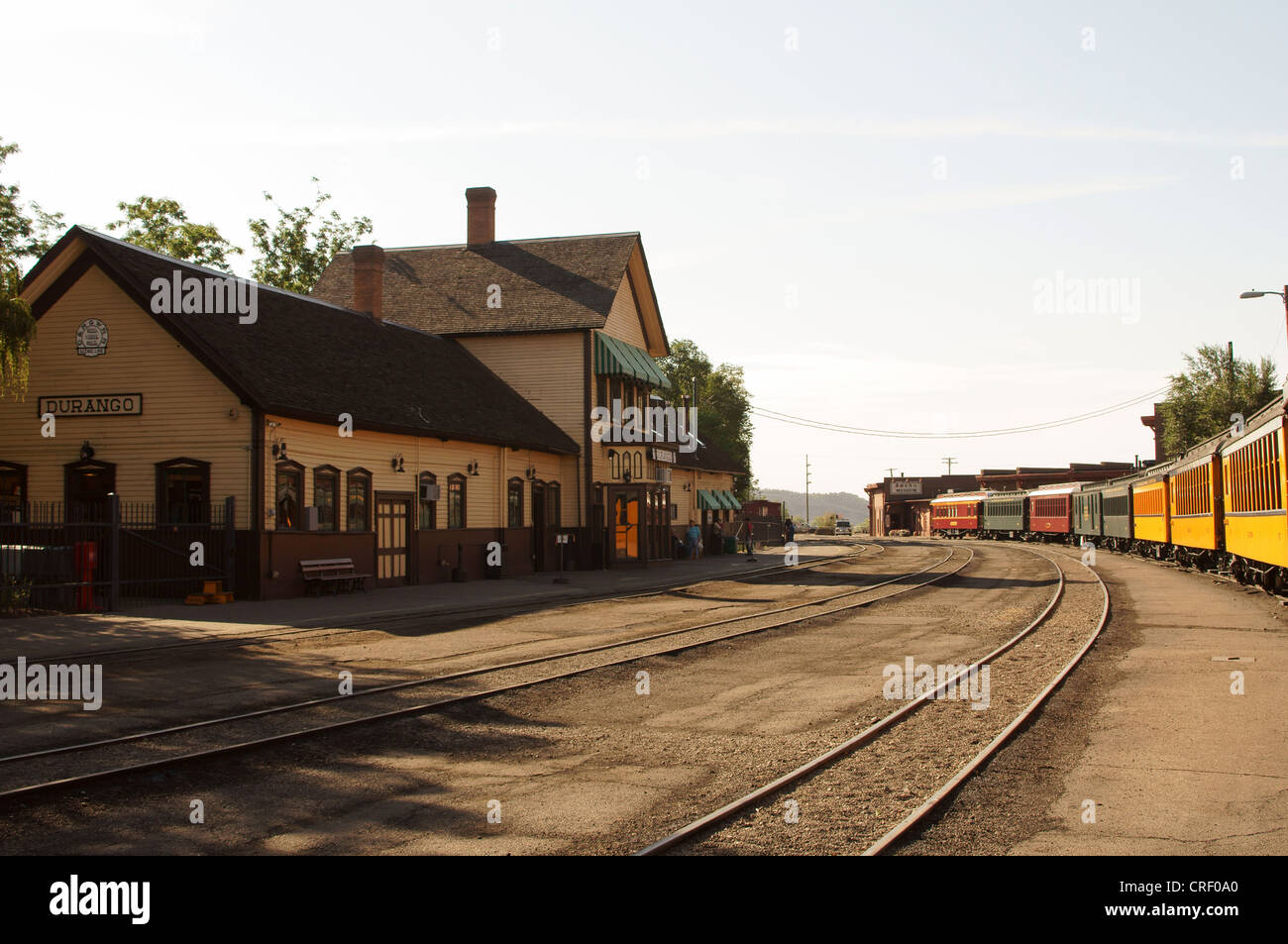 durango silverton narrow gauge railroad heritage railway travels historic mining town colorado steampowered Stock Photo