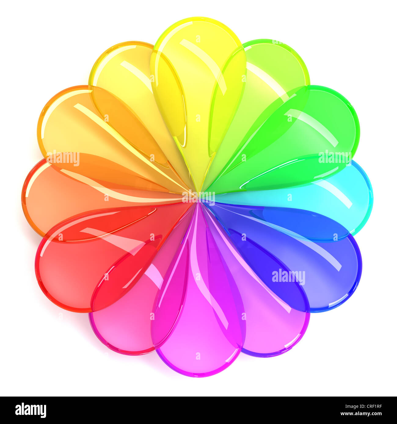 Color wheel Stock Photo