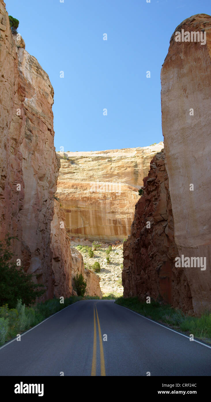 colorado national monument rock passage from landscape appearance aspect composition contour outdoor outdoors Stock Photo