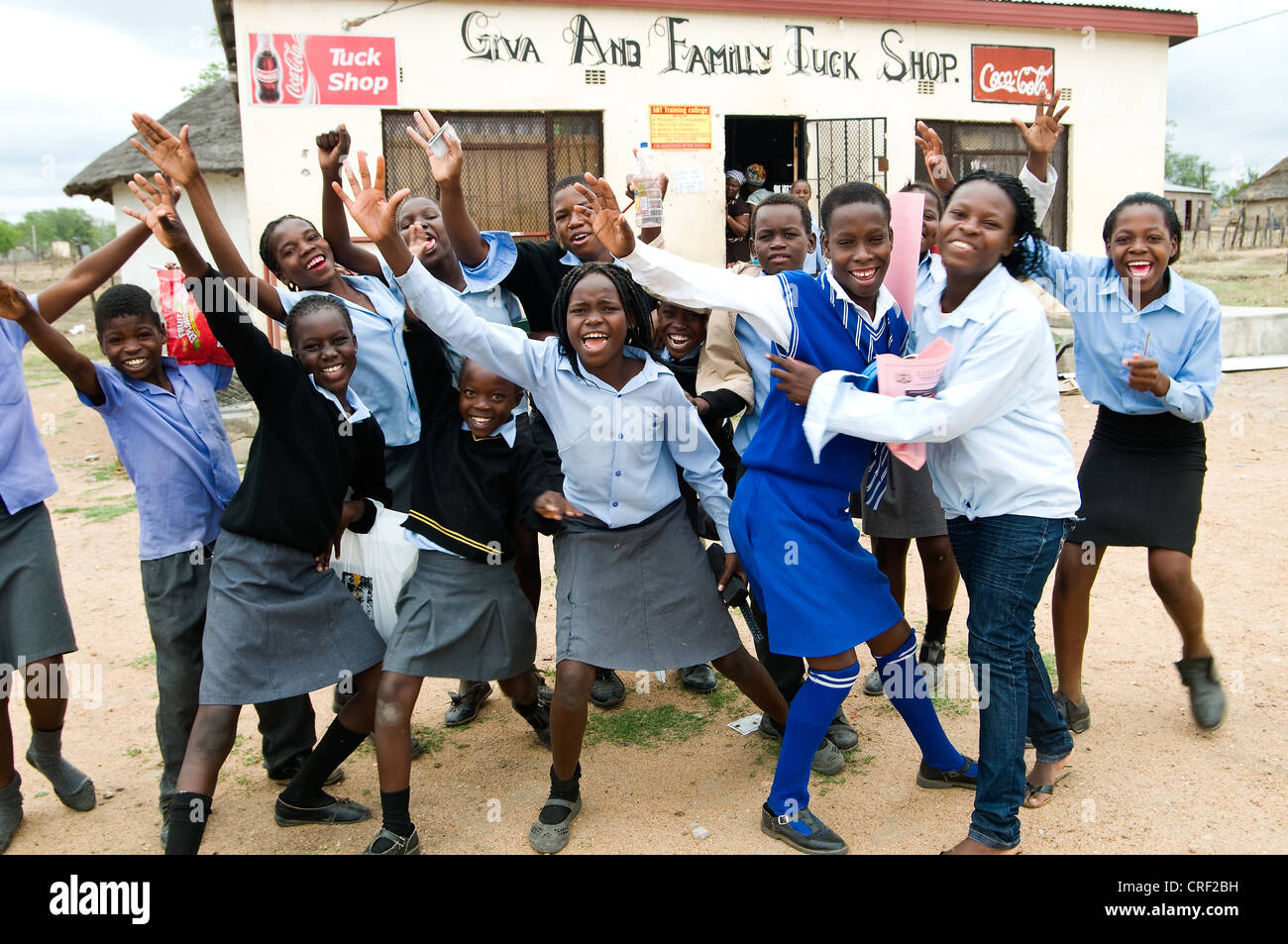 school kids, dzumeri bhambene area south africa Stock Photo - Alamy