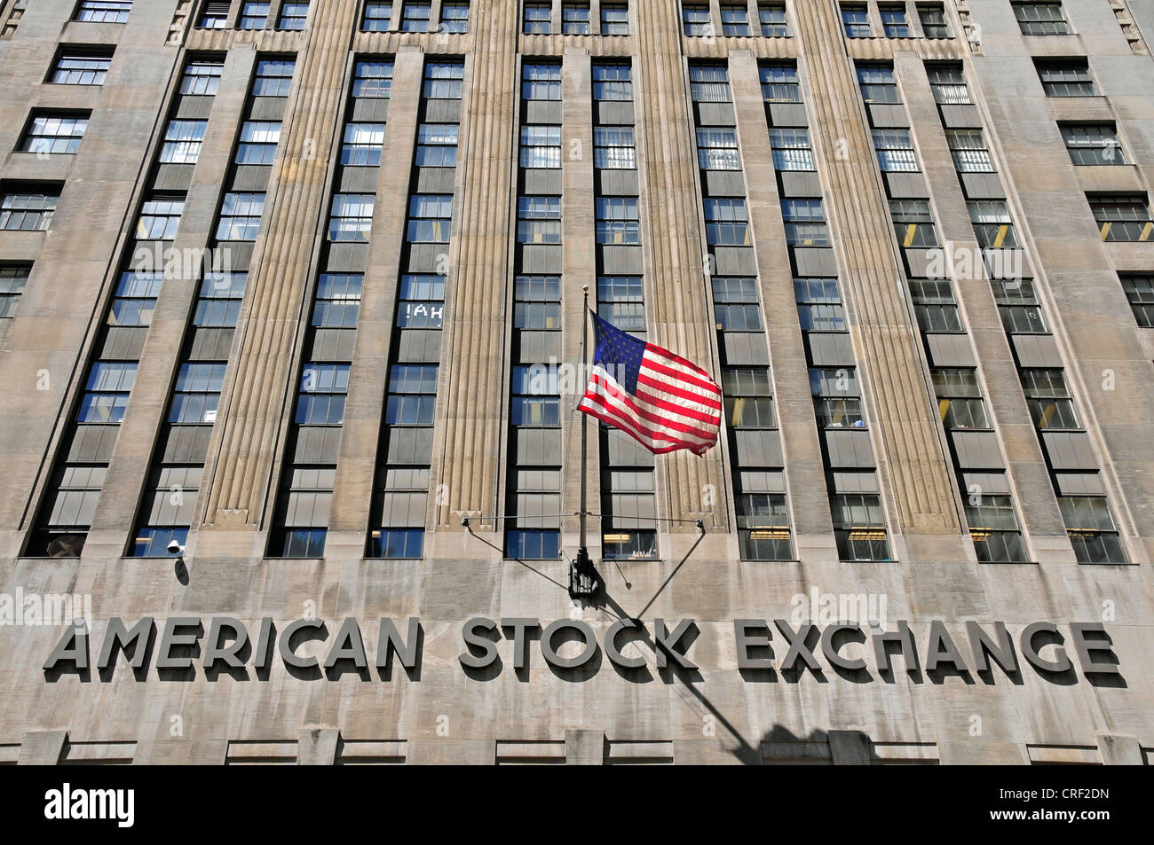American Stock Exchange, AMEX, USA, New York City, Manhattan Stock Photo