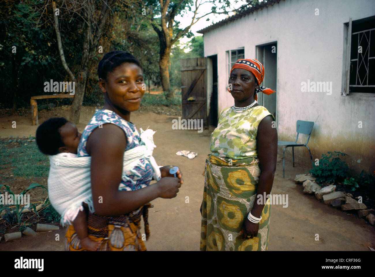 Zambia village women hi-res stock photography and images - Alamy