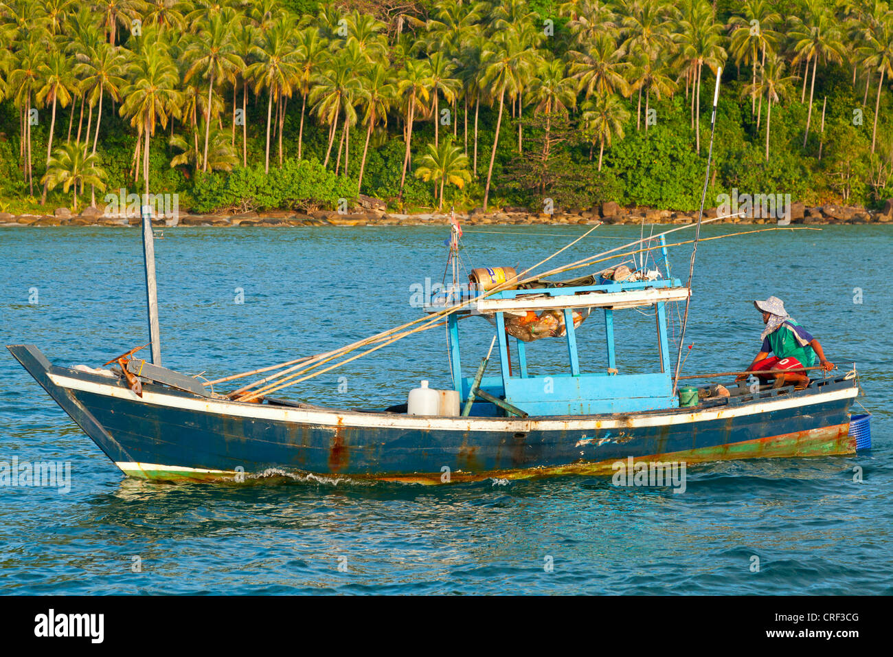 Fishing Off Of The Coast Of A Tropical Island Stock Image Fishing Off Of The Coast Of A Tropical Island Stock Image