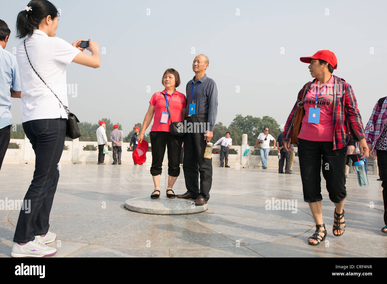 At the Temple of Heaven Park, in Beijing, China Stock Photo