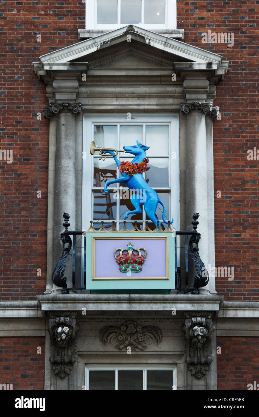 Fortnum and Mason shop front facade. Piccadilly road. London, England Stock Photo