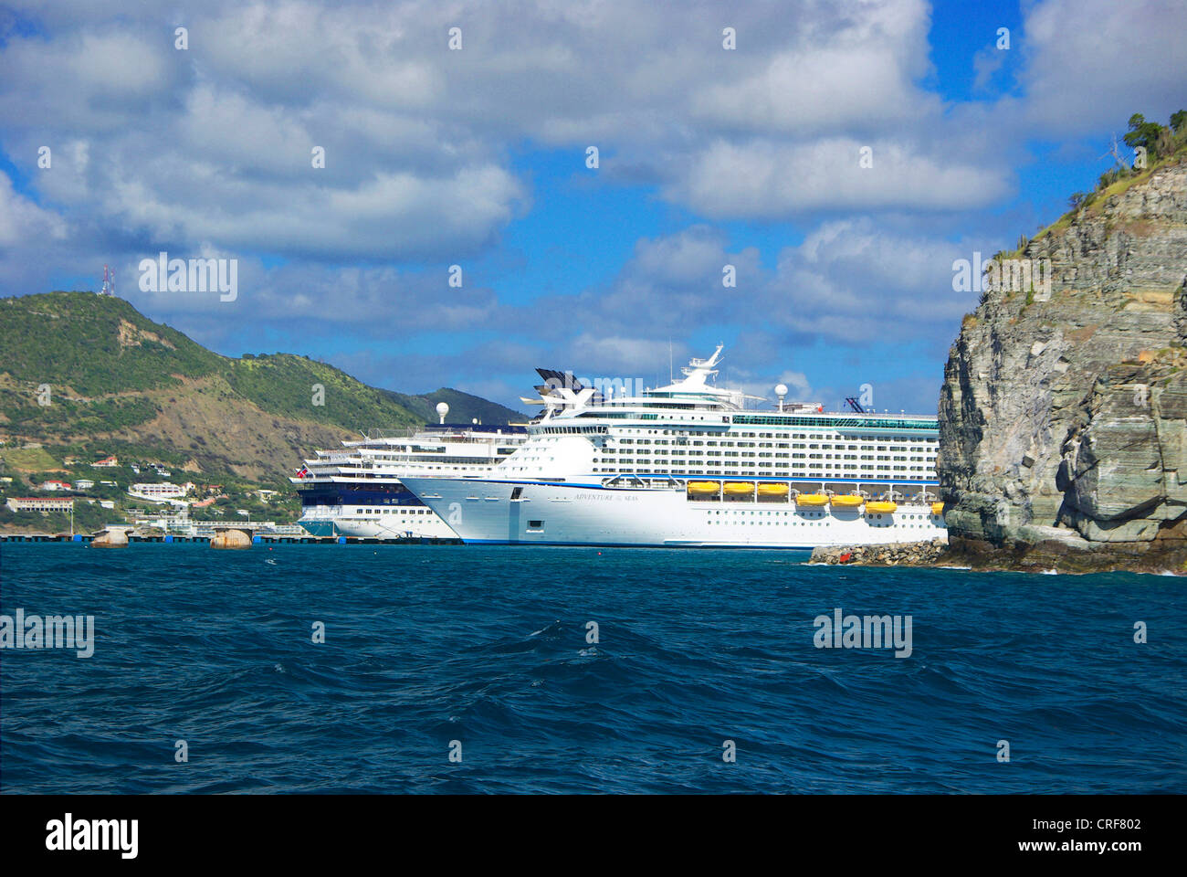 Saint-Martin, cruiser, Caribbean Sea, Saint Martin, Philipsburg Stock Photo