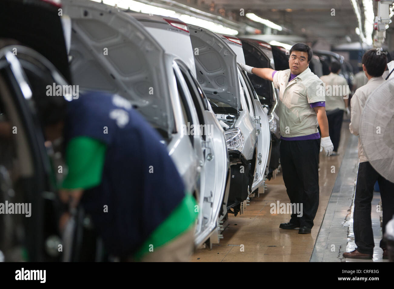 Beijing Hyundai No.1 car production plant, in Beijing, China Stock Photo