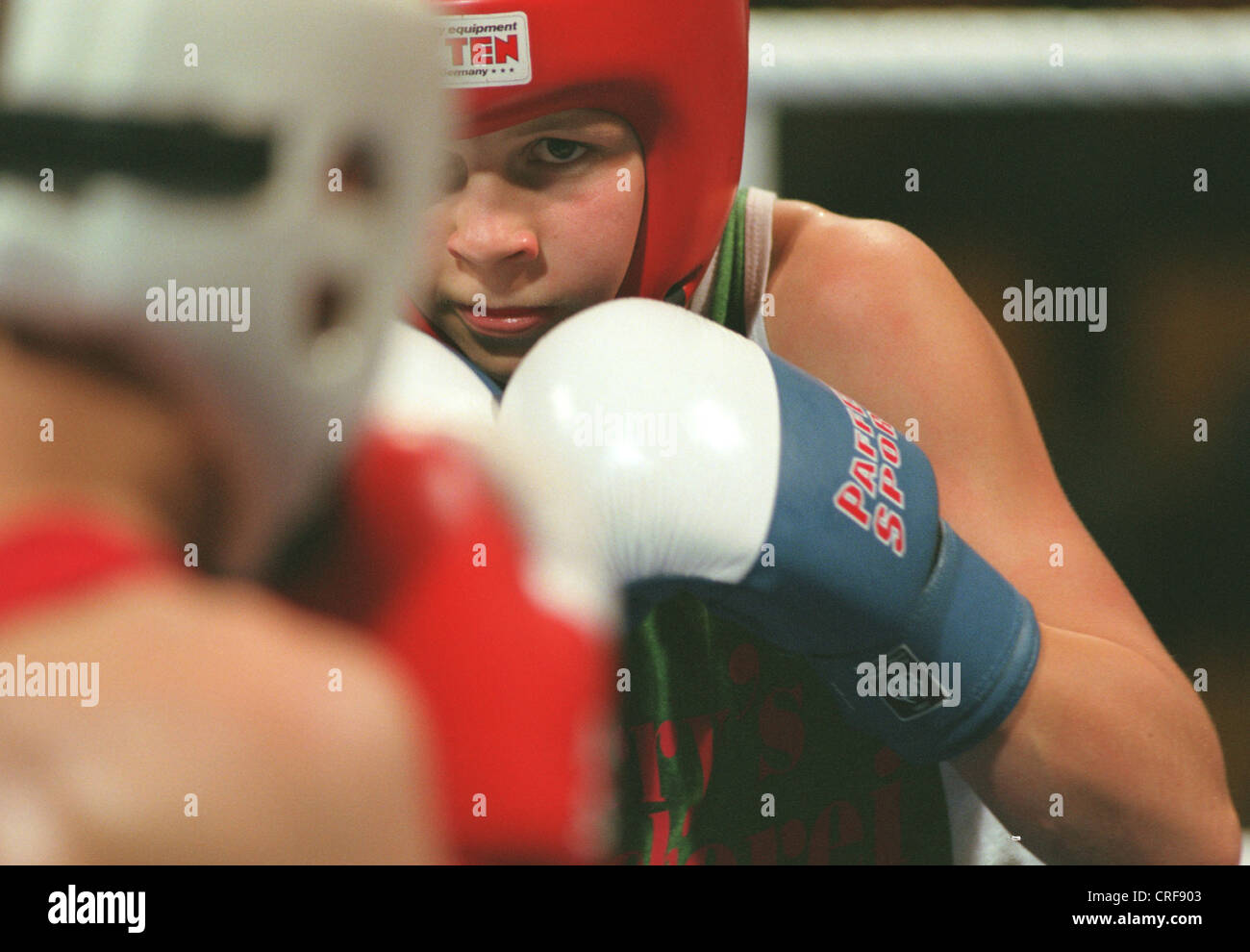 Boxing Match, Halle, Germany Stock Photo Alamy