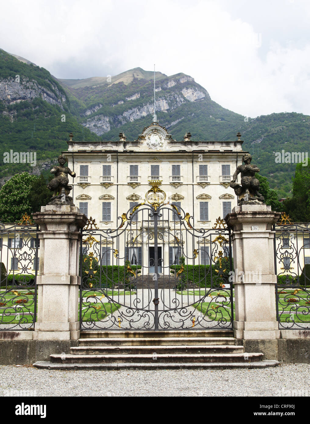 Villa La Quiete in the Italian town of Tremezzo on the banks of Lake Como, Lombardy, Italy Stock Photo