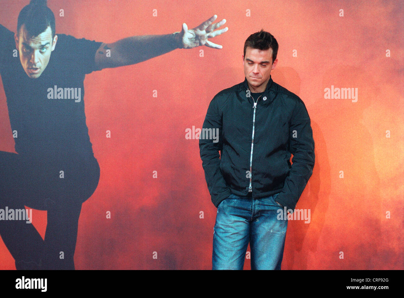 Robbie Williams in Berlin Stock Photo