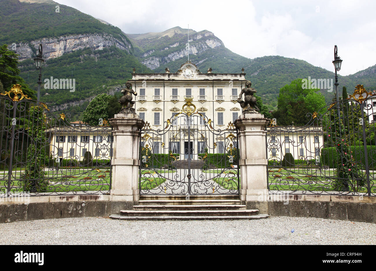 Villa La Quiete in the Italian town of Tremezzo on the banks of Lake Como, Lombardy, Italy Stock Photo