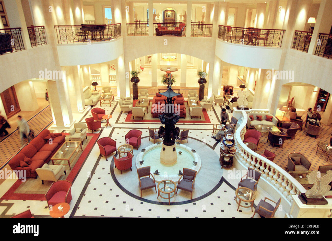 Lobby at the Hotel Adlon, Berlin Stock Photo