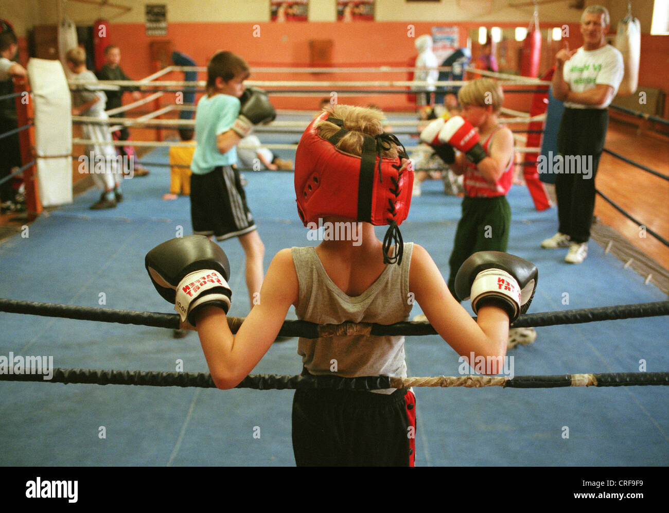 Children in boxing school in hires stock photography and images Alamy