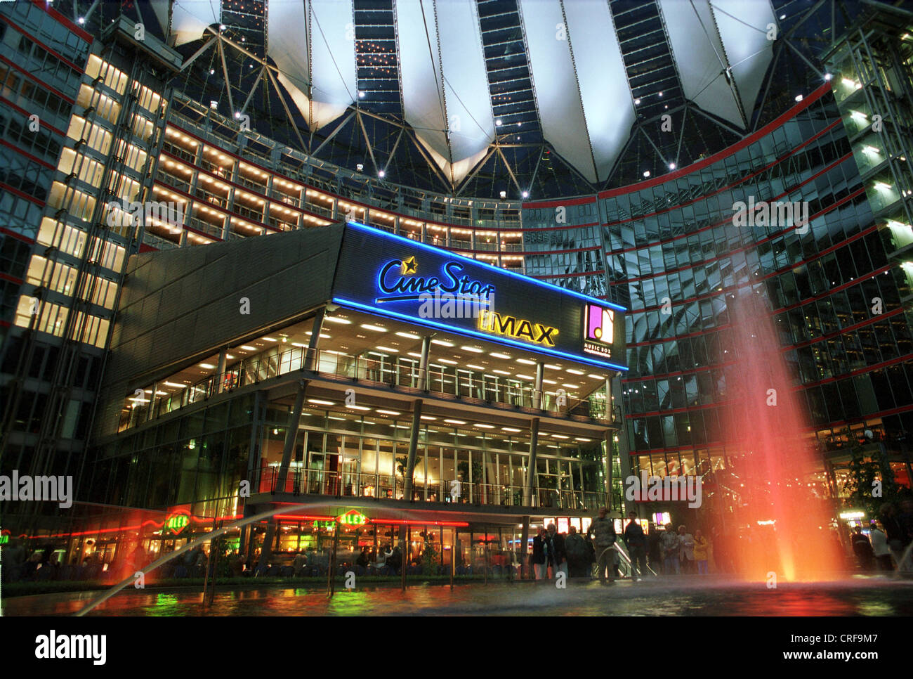 Sony Center and iMax theater in the evening, Berlin, Germany Stock Photo -  Alamy