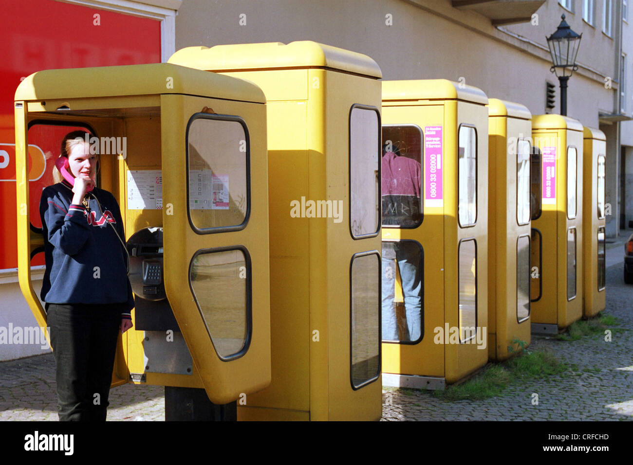 Berlin, Germany, phone booths Stock Photo Alamy