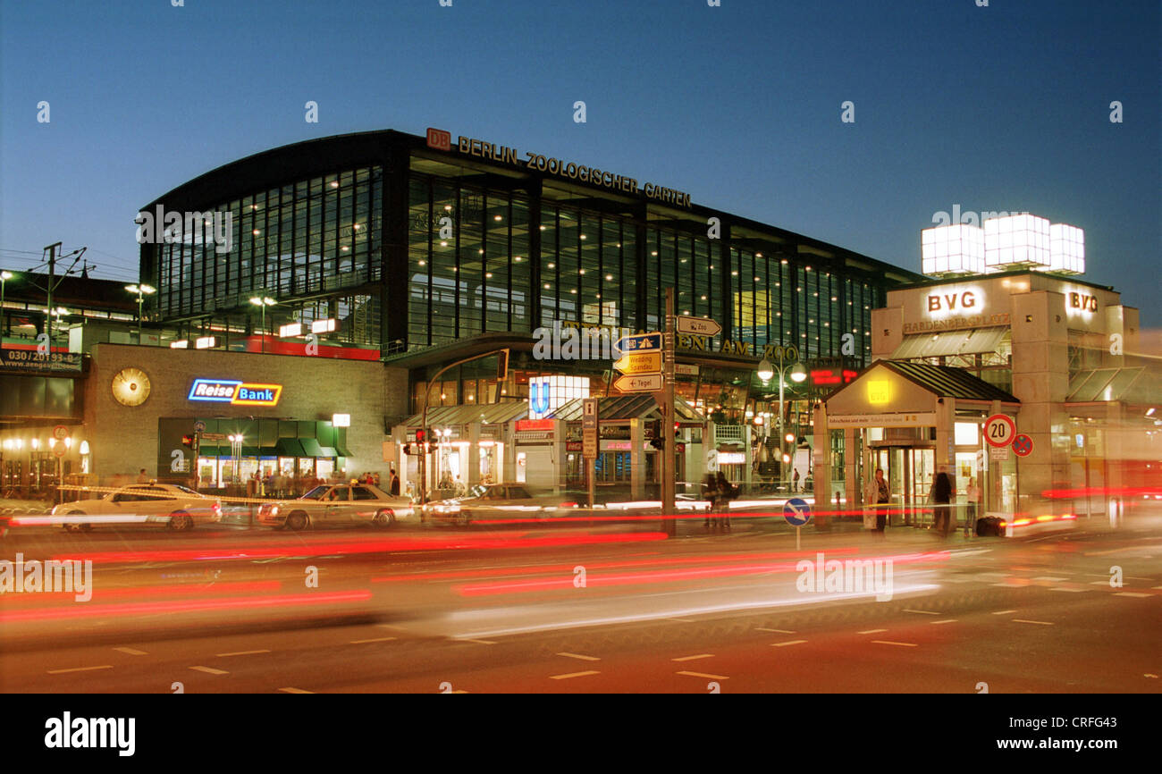 Berlin Germany The Zoo Station On Hardenbergplatz Stock Photo