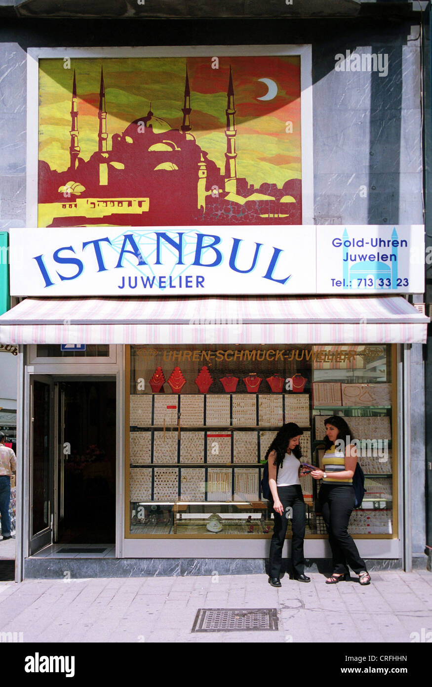 Vienna, Austria, turkish jewelry business Stock Photo - Alamy