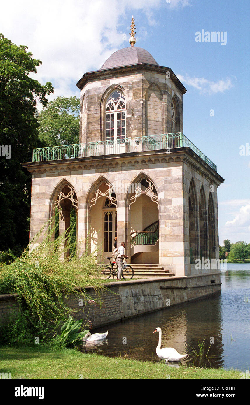 Potsdam, Germany, the Gothic Library in the New Garden Stock Photo Alamy