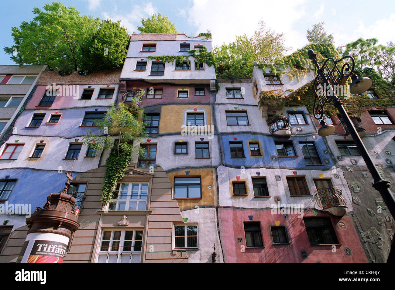 Vienna, Austria, the Hundertwasser House (a residential complex) Stock Photo