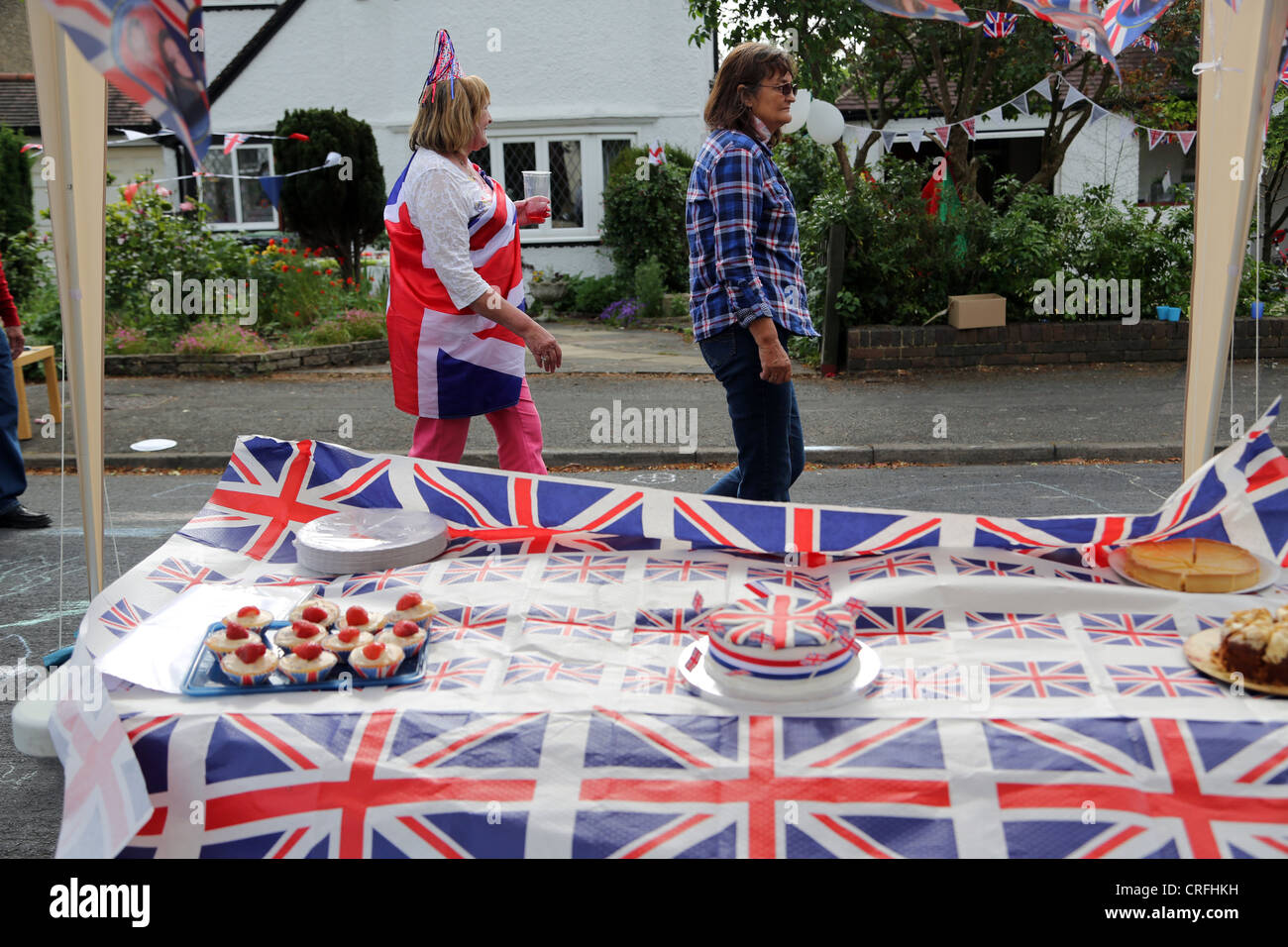 Jubilee street party hires stock photography and images Alamy