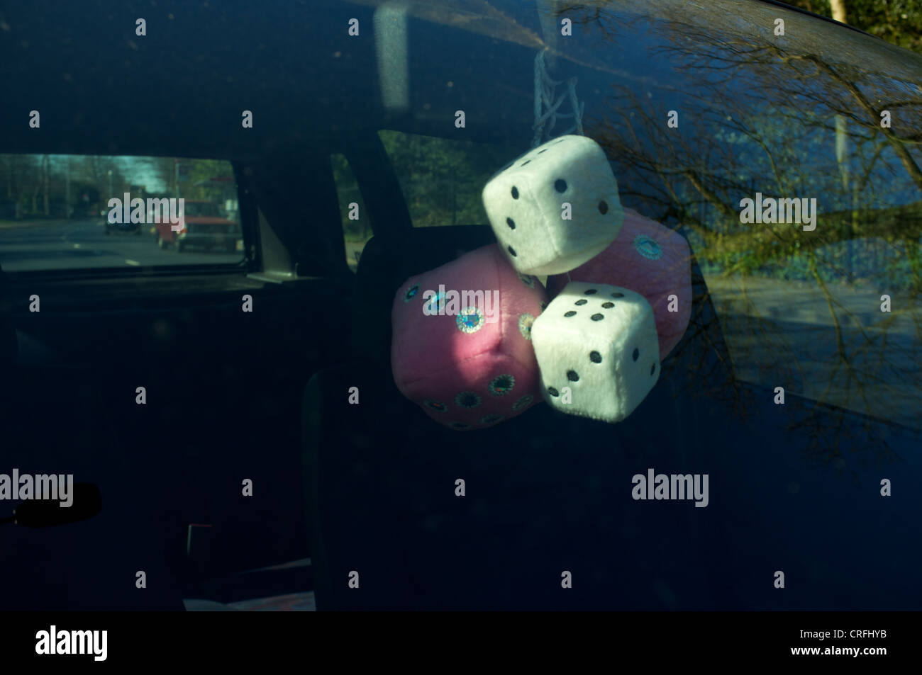 Car Mirror Dice High Resolution Stock Photography and Images Alamy