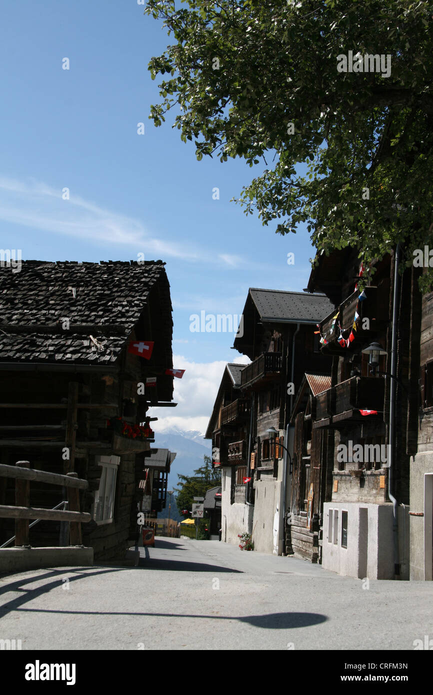 Village of St-Luc Stock Photo - Alamy