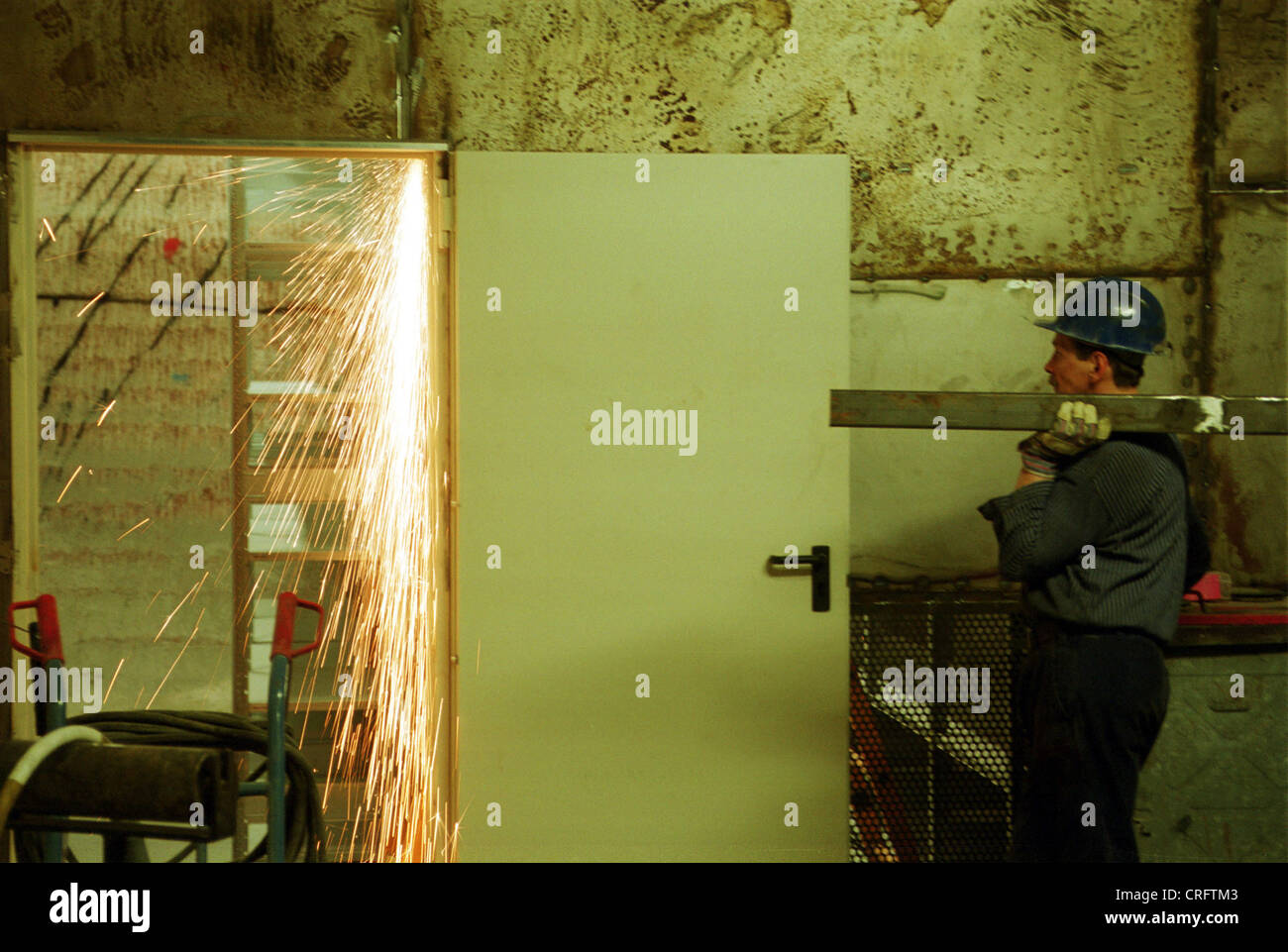 Gorleben, Germany, welding in the Gorleben salt dome Stock Photo