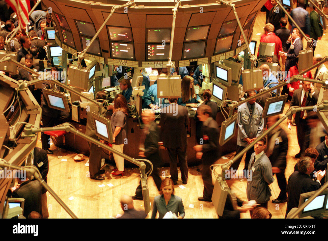 New York, USA, NYSE, Boerse parquet Stock Photo