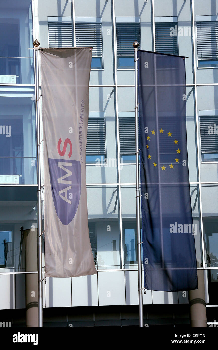 AMS Austria; logo, Austria, Austria Stock Photo Alamy