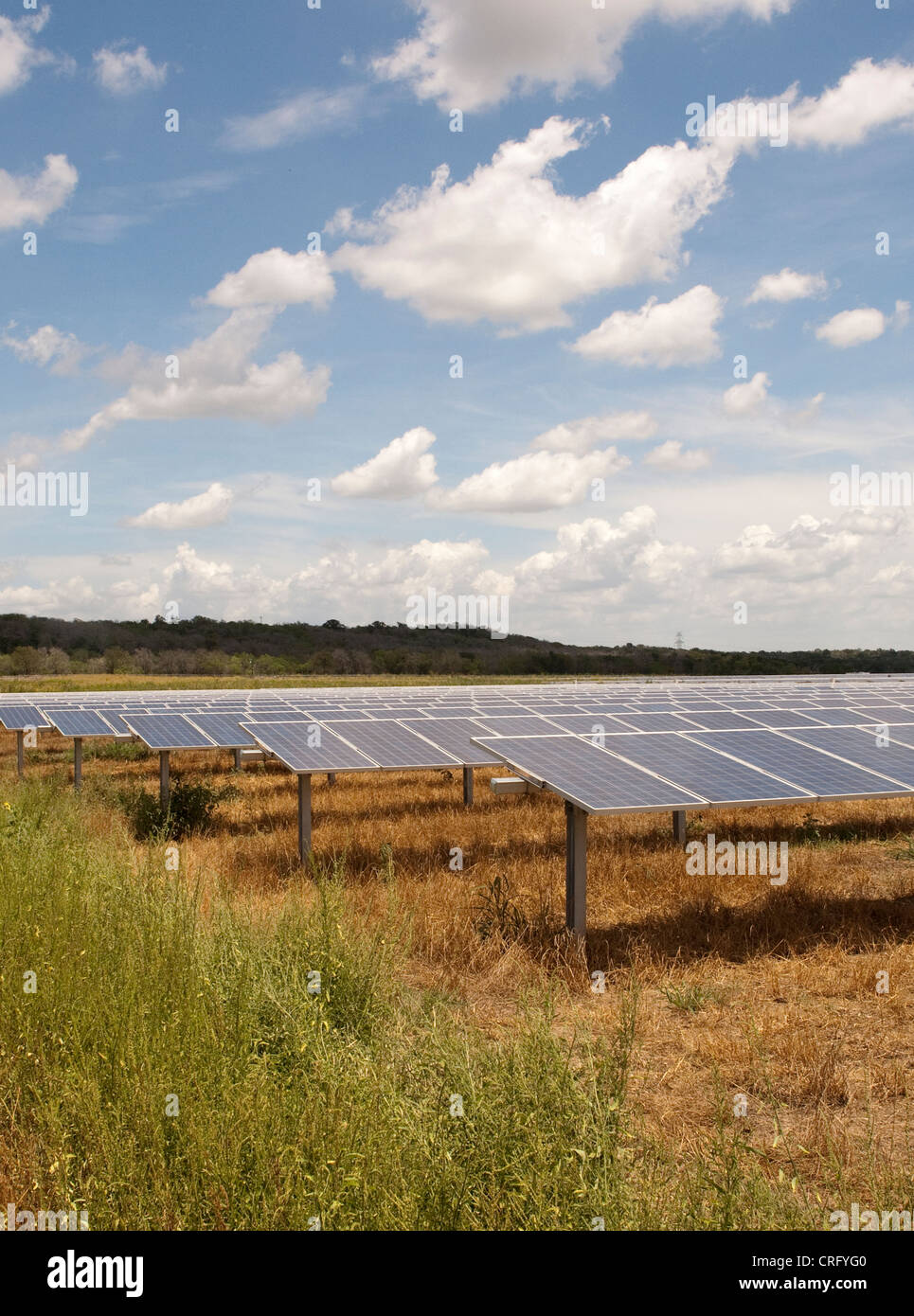 Austin Texas Solar panels at facility on 380 acres can produce 50,000