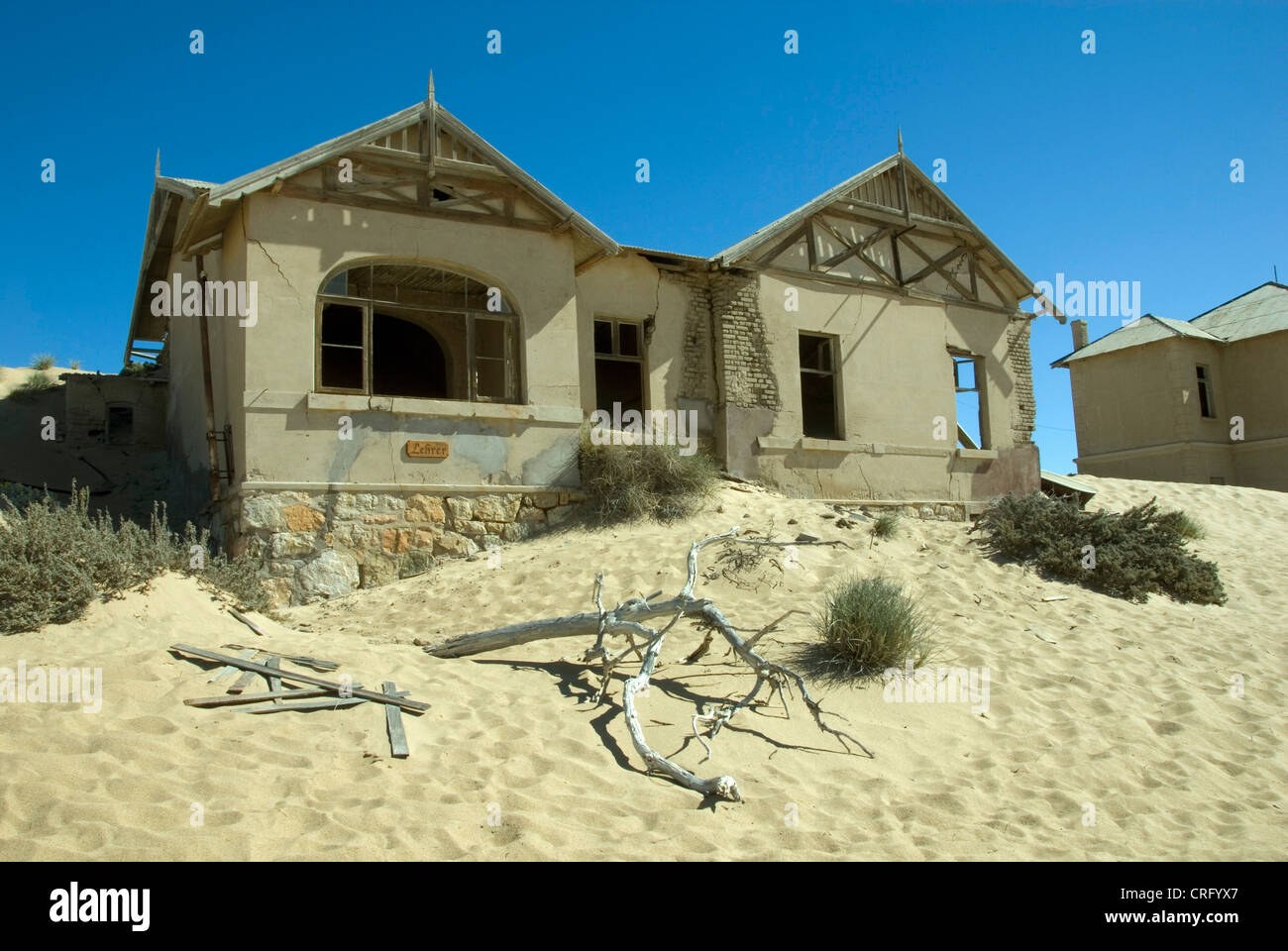 school house in Kolmanskop, abandoned diamond town, Namibia, Luederitz Stock Photo Alamy