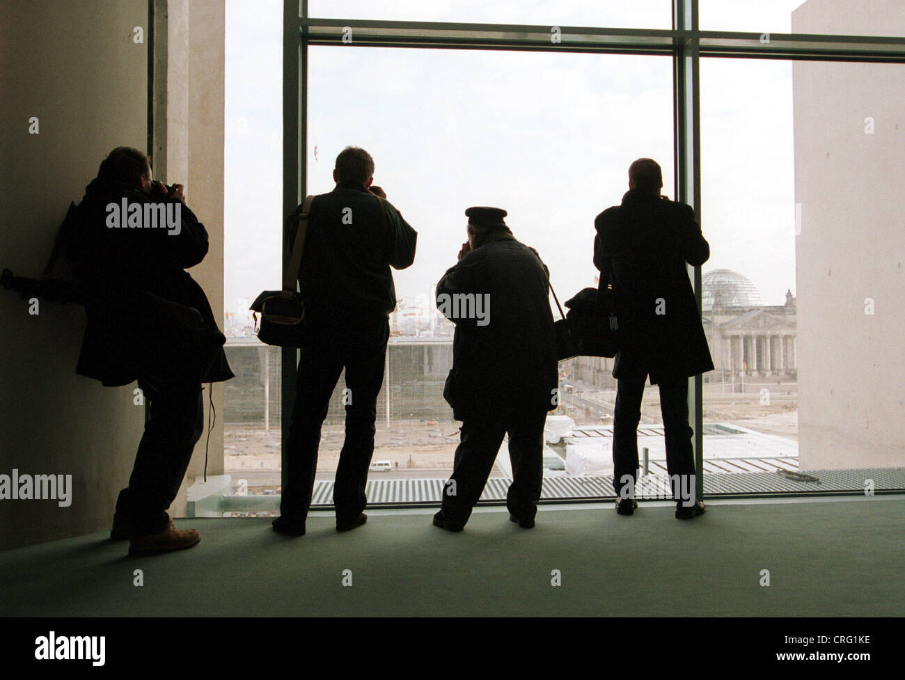 Berlin, Germany, Silhouettes of photographers Stock Photo - Alamy
