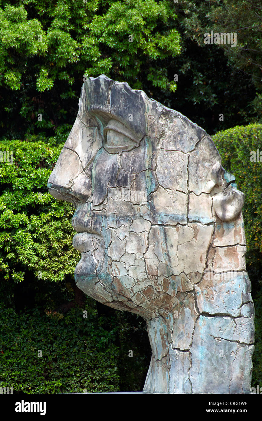 Modern sculpture Boboli Gardens Florence Italy Stock Photo Alamy