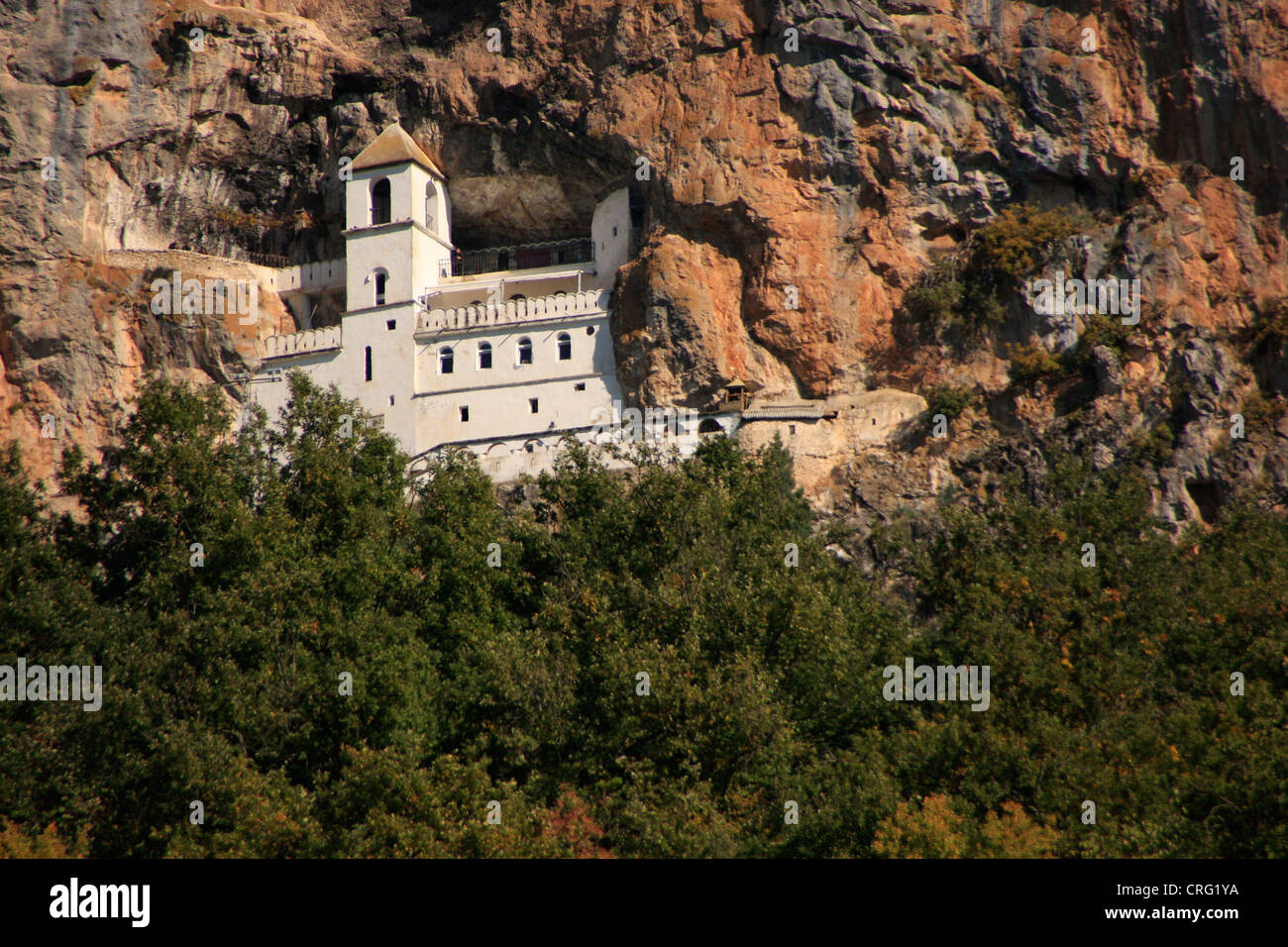 Ostrog Monastery, Montenegro Stock Photo