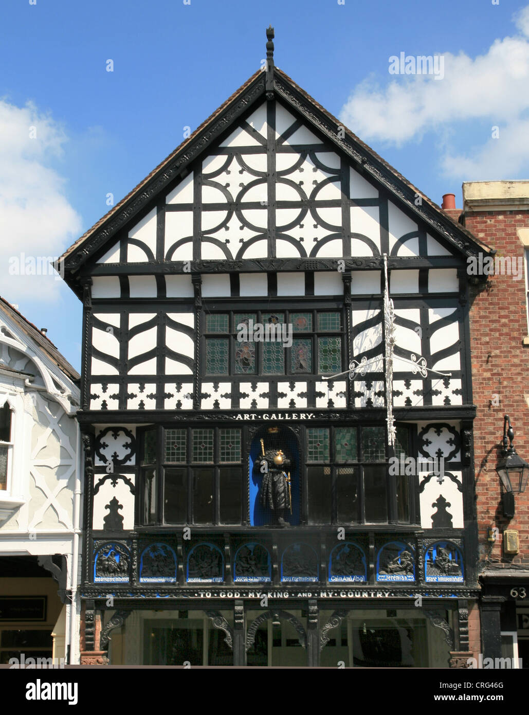 Art Gallery Bridge Street Chester Cheshire England UK Stock Photo Alamy