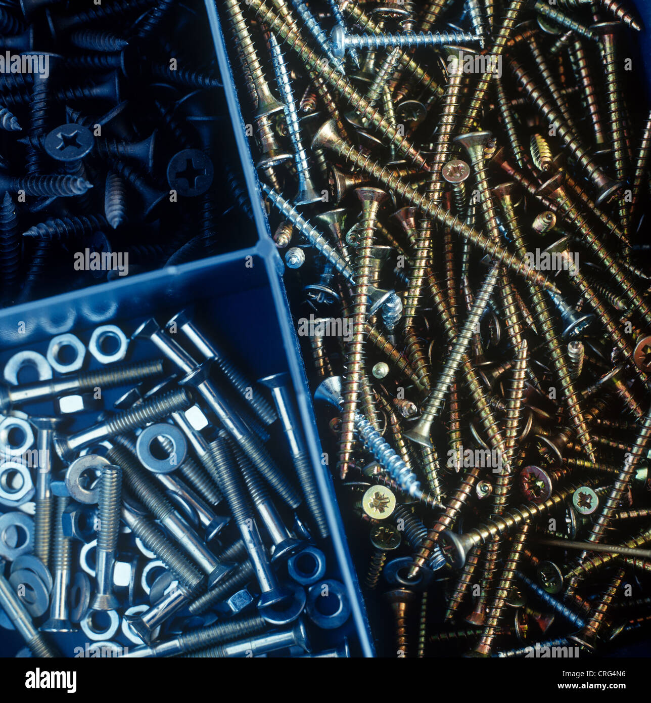 Screws, nuts and washers Stock Photo Alamy