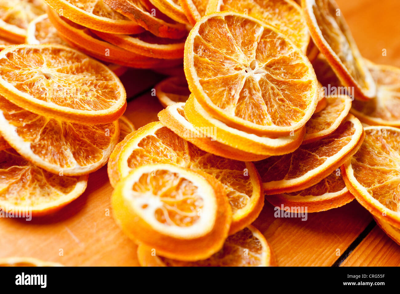 High angle view of the cross section of oranges hi-res stock ...
