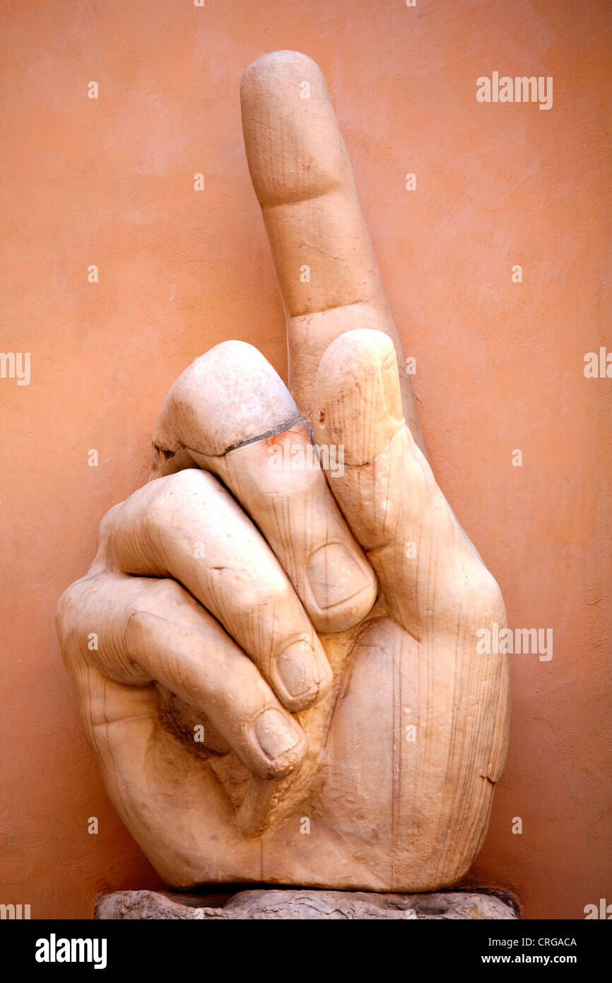 Ancient statues at the Capitoline Museums Stock Photo - Alamy