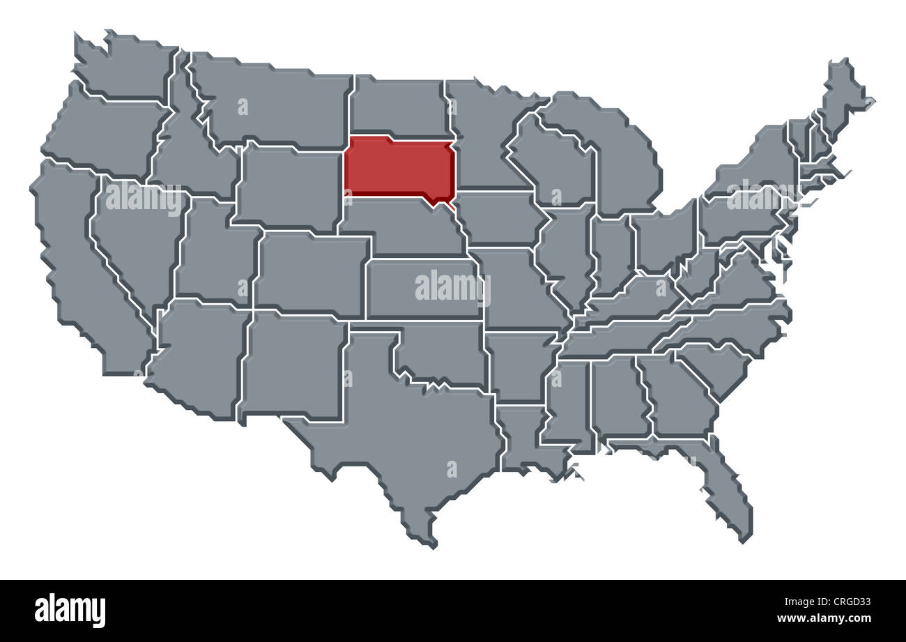 Political Map Of United States With The Several States Where South Political Map Of United States With The Several States Where South CRGD33