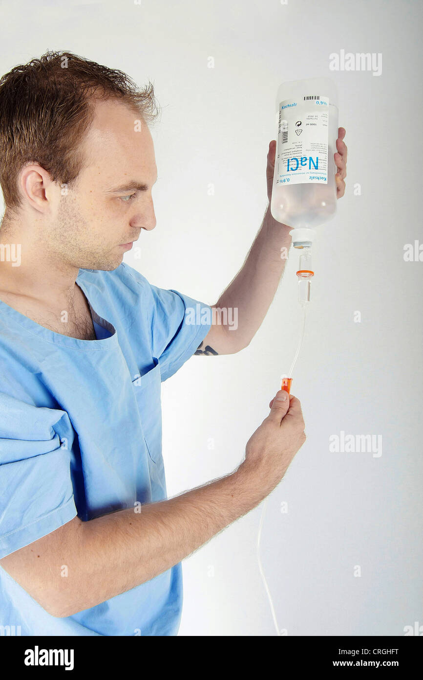 Iv bag High Resolution Stock Photography and Images Alamy