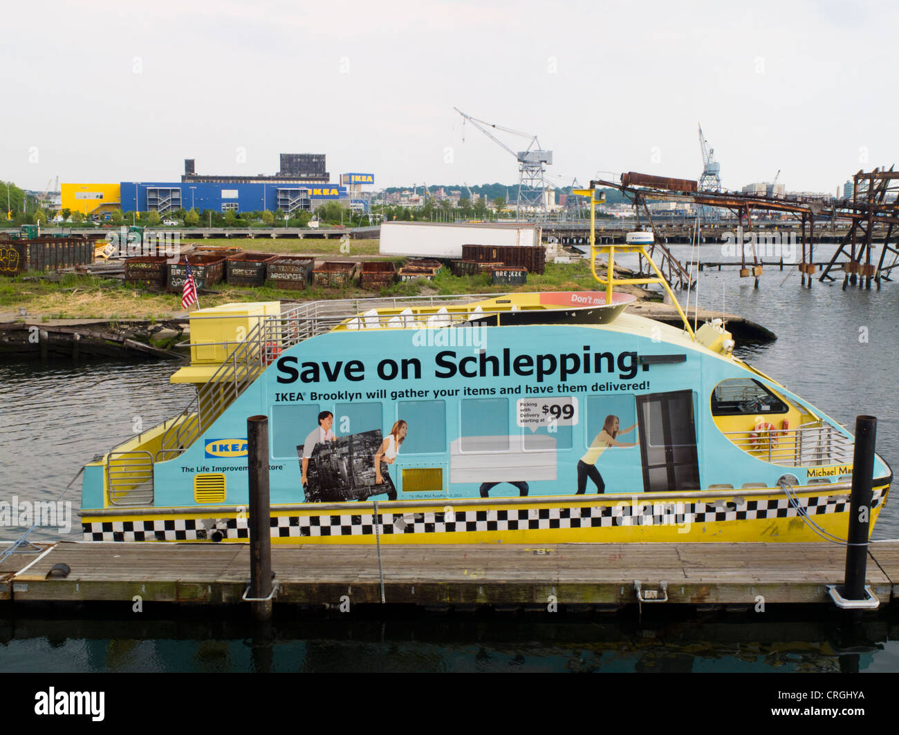 Pier IKEA Brooklyn NY Stock Photo Alamy