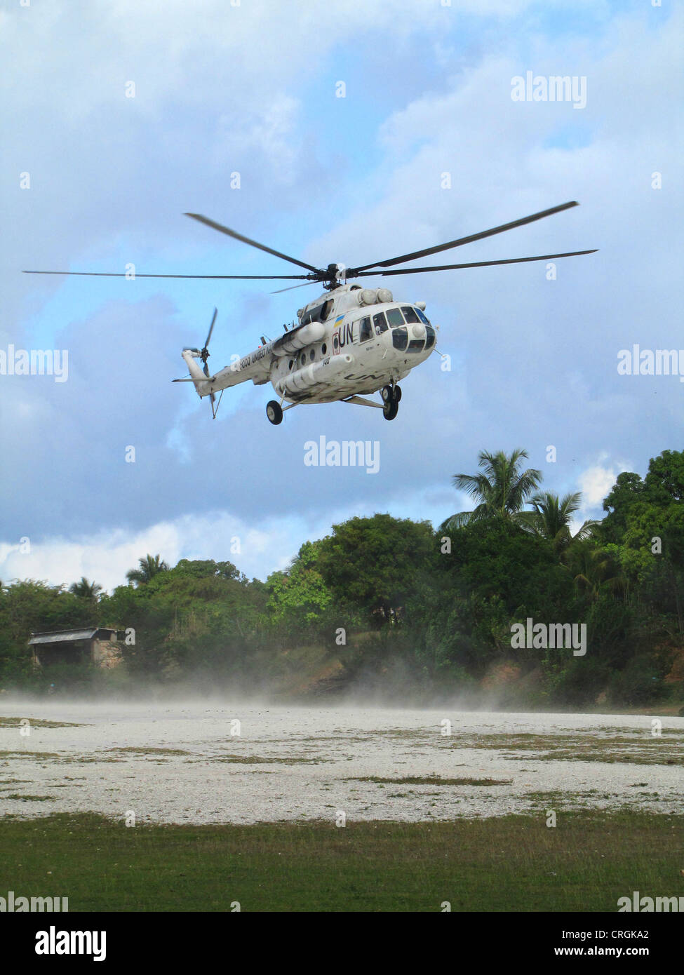helicopter of the 'United Nations Stabilisation Mission in Haiti