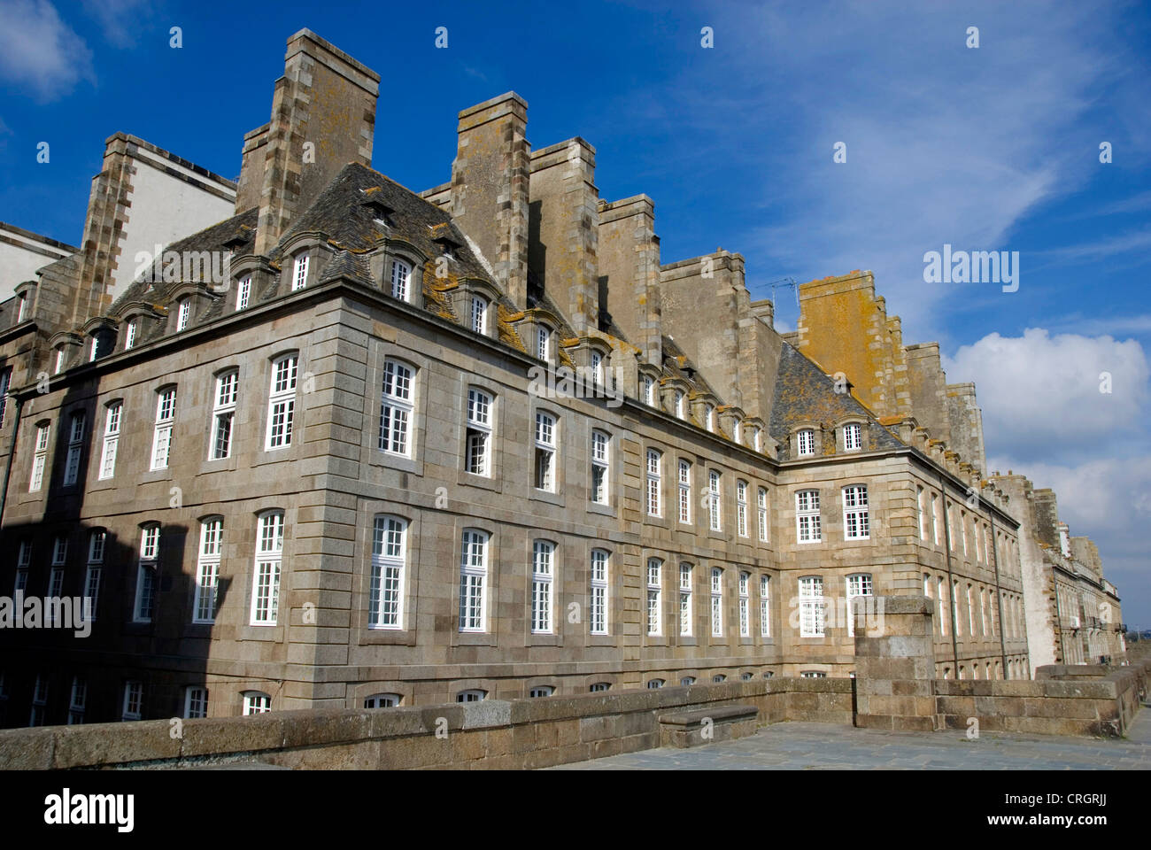 grey shipowner houses, Rue St. Philippe and Rue d'Orleans, France