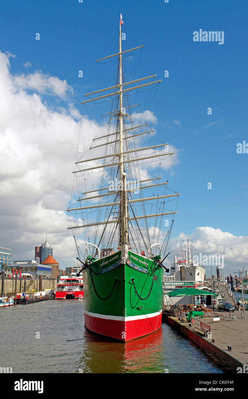 ship in Port of Hamburg, Harbour City, Germany, Hamburg Stock Photo