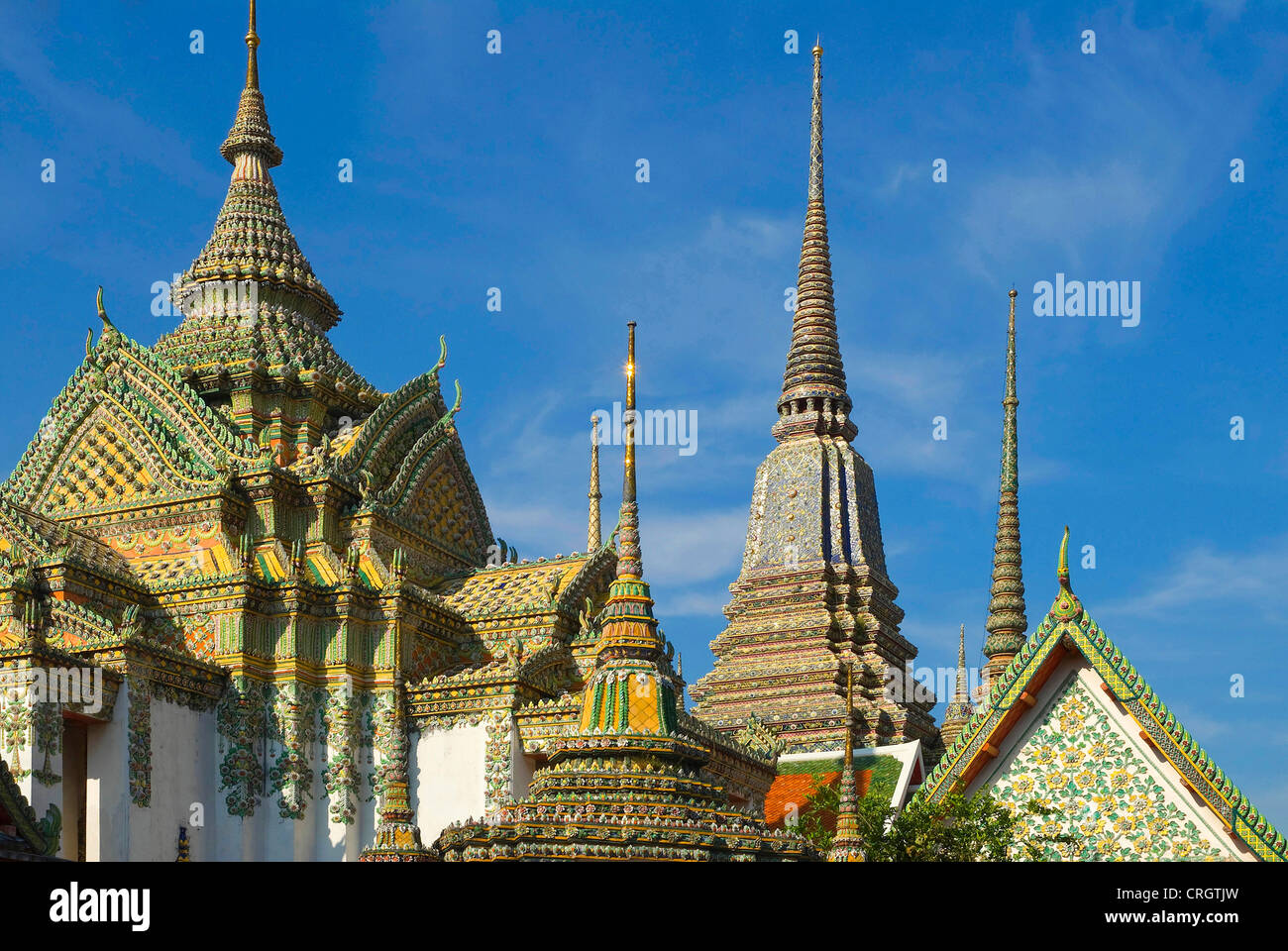Wat Pho temple, Thailand, Bangkok Stock Photo