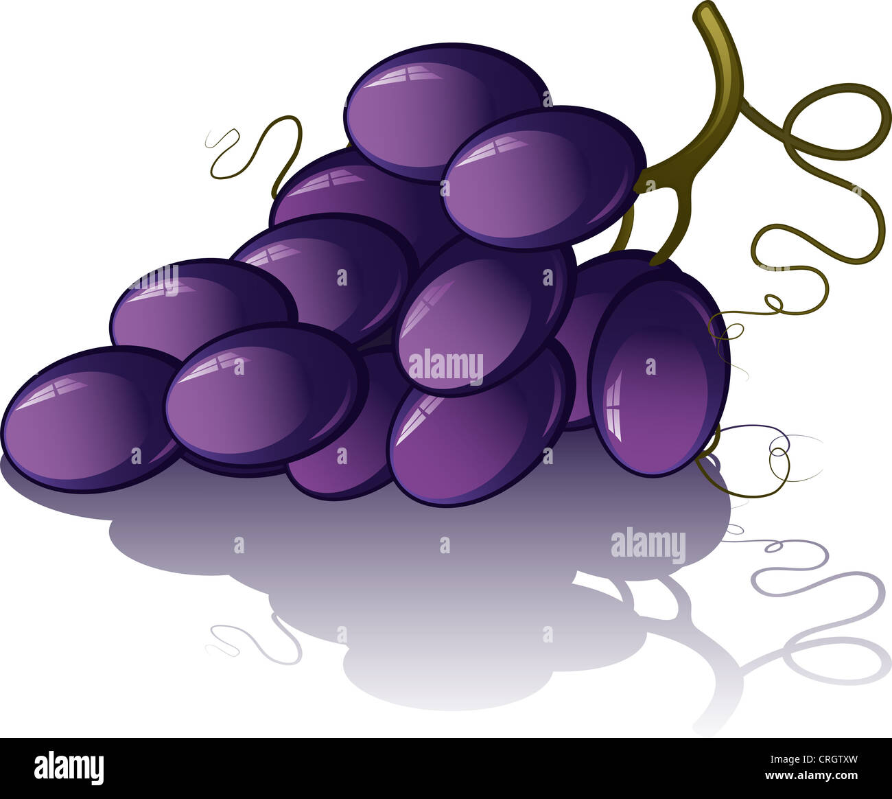 Bunch of grapes Stock Photo - Alamy