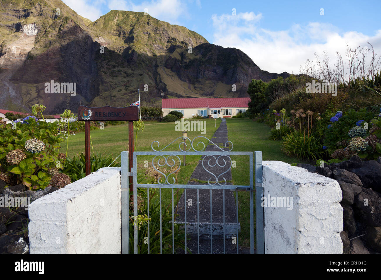 The Governor's Residence at Tristan da Cunha, South Atlantic Ocean