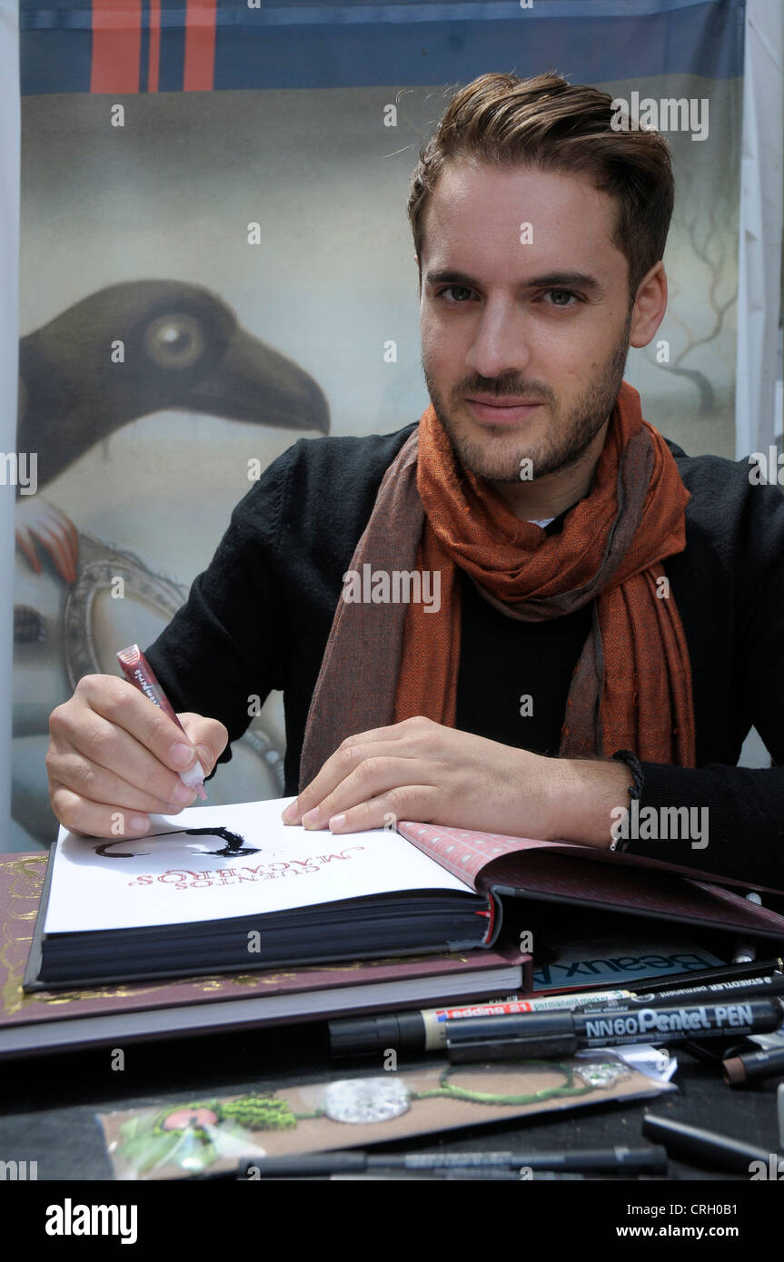 Benjamin Lacombe, born 12 juillet 1982  Paris, France. Mon Llibre 2012 . BARCELONA. Foto::© Fototext/ALAMY Stock Photo
