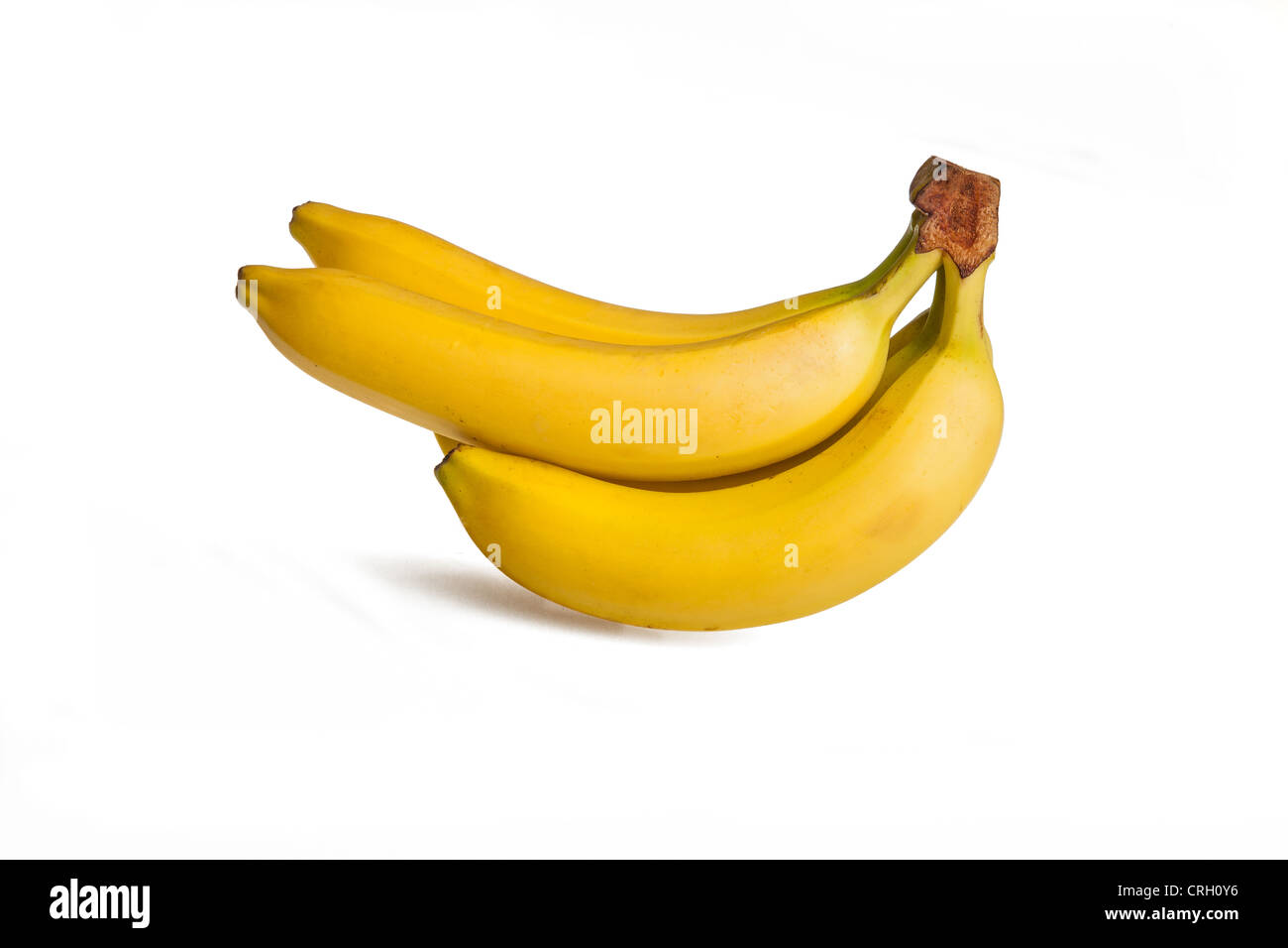 Banana studio shot with white background Stock Photo