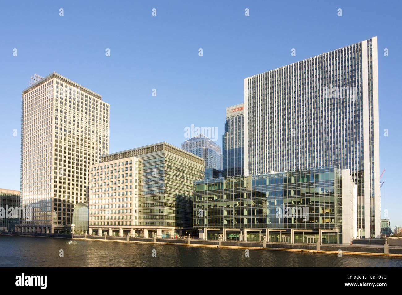 Canary Wharf office blocks in Docklands London Stock Photo - Alamy